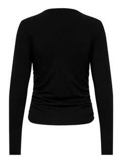 Camiseta m/l con detalle fruncido Only Black