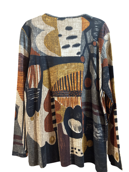 Camiseta m/l con estampado multicolor Bagoraz Golden Brown