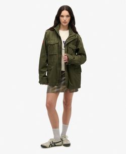 Camiseta m/l con letras New York Superdry Desert Sage