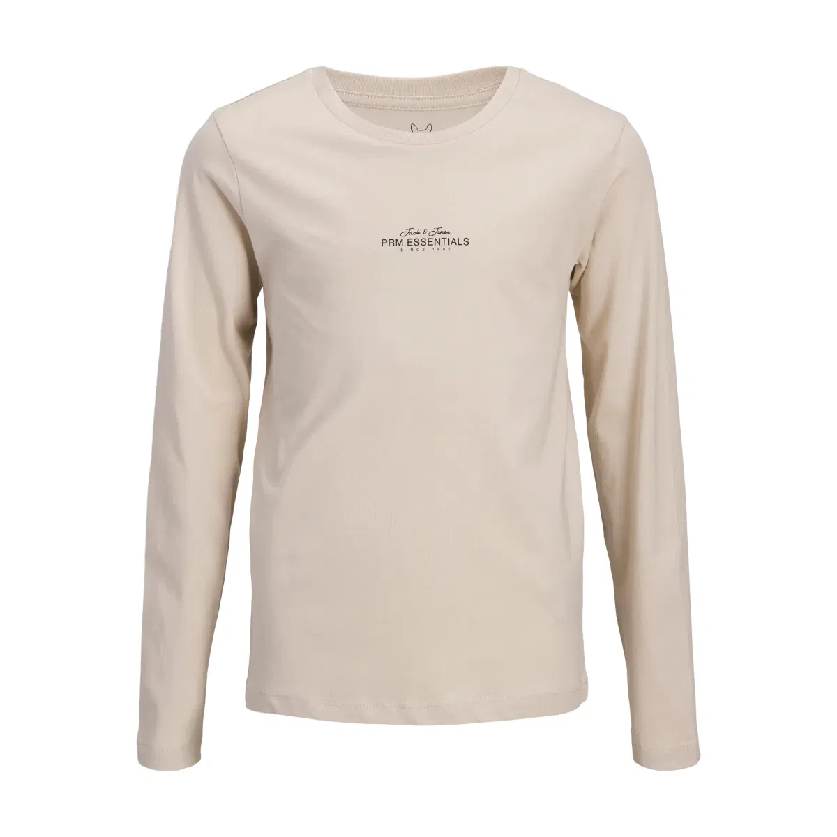 Camiseta m/l con letras prm essentials Jack & Jones Silver Lining