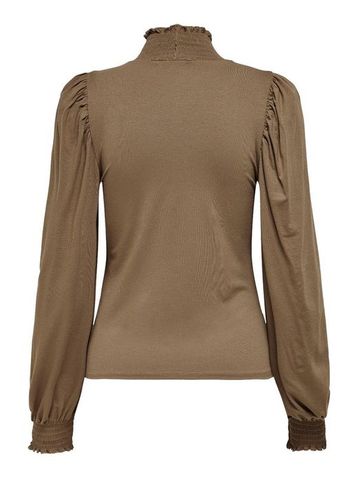 Camiseta m/l con manga abullonada Only Toasted Coconut