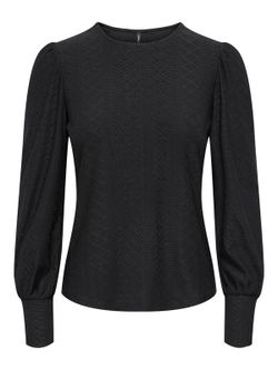 Camiseta m/l con microcalado Only Black