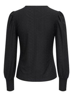 Camiseta m/l con microcalado Only Black