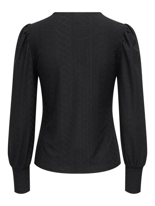 Camiseta m/l con microcalado Only Black