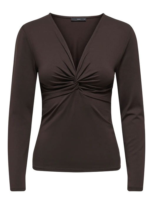 Camiseta m/l con nudo Only Chocolate