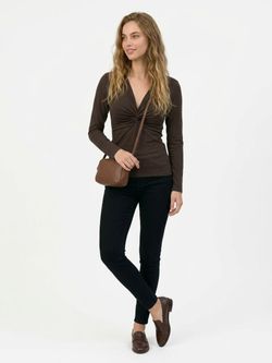 Camiseta m/l con nudo Only Chocolate