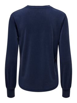 Camiseta m/l con print The new muse Only Denim Blue