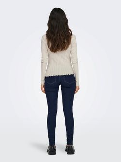 Camiseta m/l corta con microcalado Only Pumice Stone