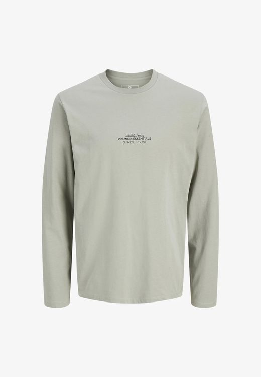 Camiseta m/l de cuello redondo Premium Essentials Jack & Jones Shadow