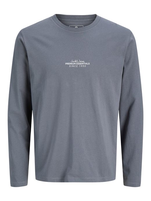 Camiseta m/l de cuello redondo Premium Essentials Jack & Jones Turbulence