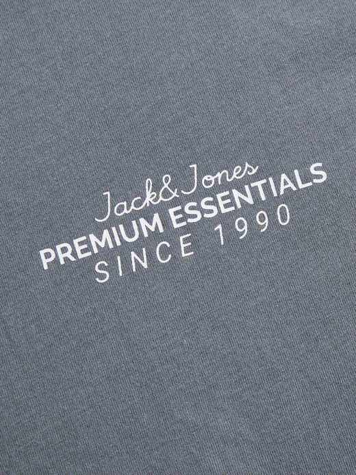 Camiseta m/l de cuello redondo Premium Essentials Jack & Jones Turbulence