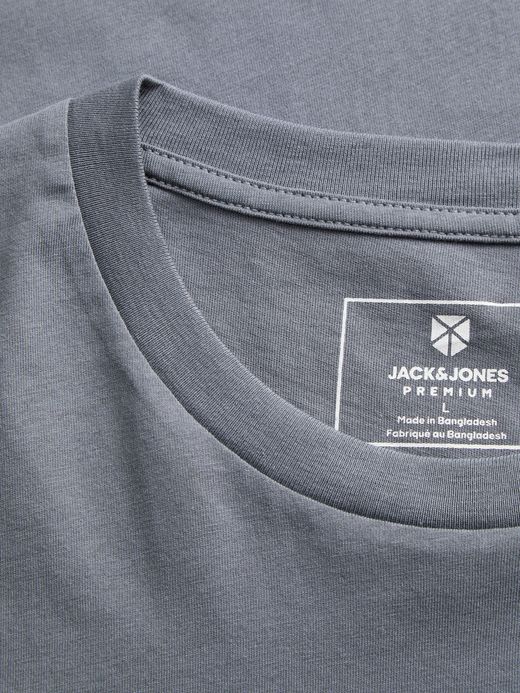 Camiseta m/l de cuello redondo Premium Essentials Jack & Jones Turbulence