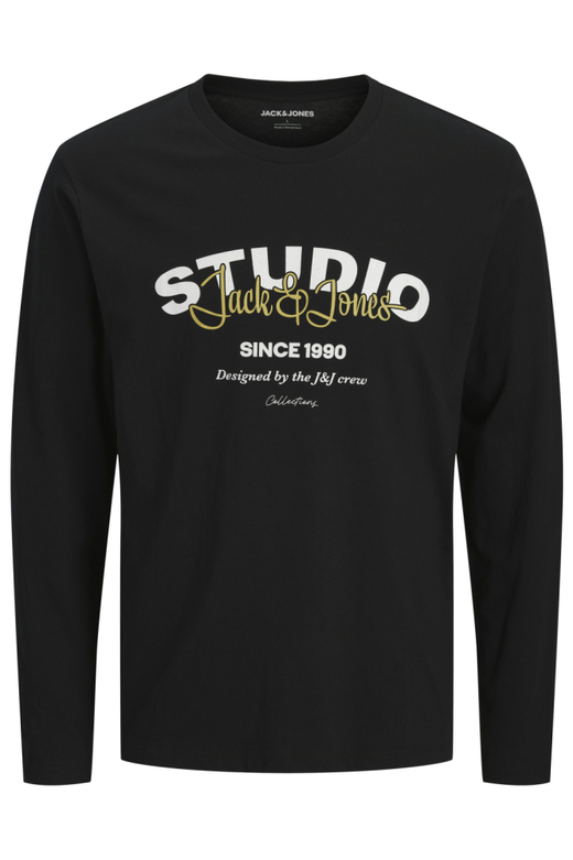 Camiseta m/l J&J Studio Jack & Jones Black