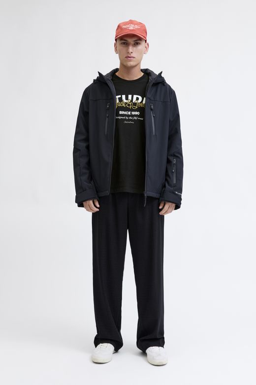 Camiseta m/l J&J Studio Jack & Jones Black