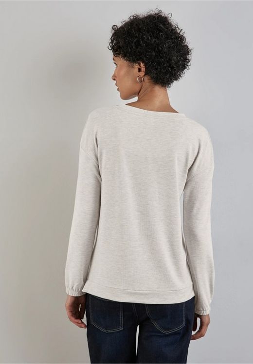 Camiseta m/l "Your story, your choice" Street One Beige