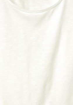 Camiseta s/m con detalle calado Street One Off White