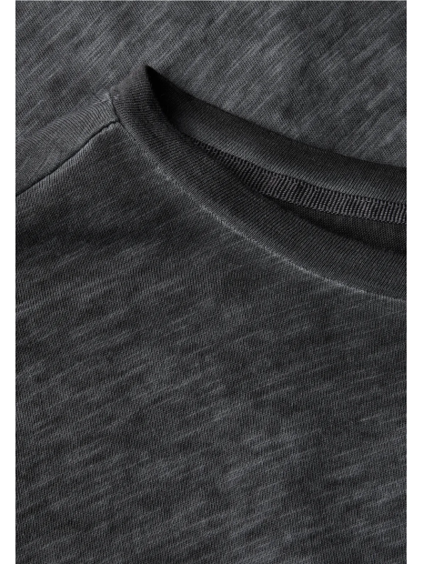 Camiseta s/m con detalle tachuelas Street One Dark Grey