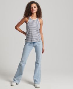 Camiseta s/m con microrayas Superdry Optic