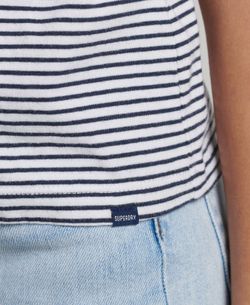 Camiseta s/m con microrayas Superdry Optic