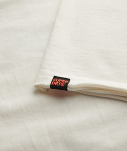 Camiseta s/m con print multicolor Superdry Off White