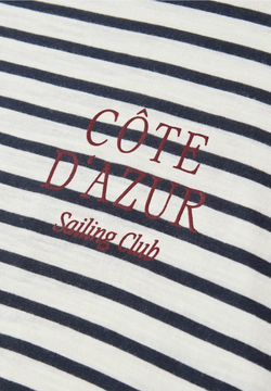 Camiseta s/m con rayas marineras Street One Shadow Blue