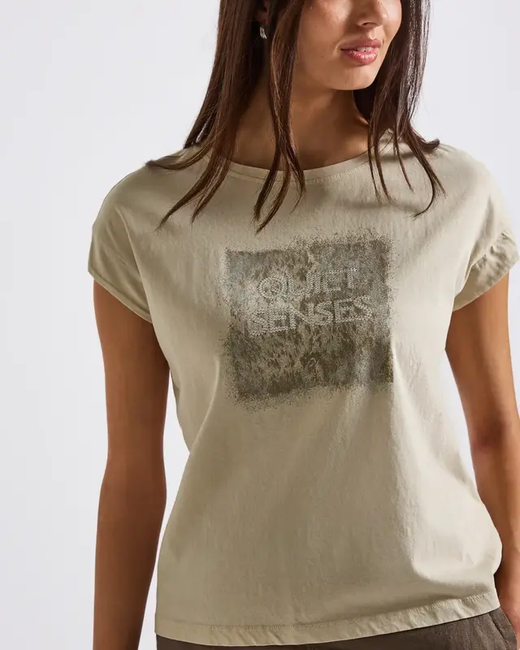 Camiseta s/m Quiet Senses Street One Beige