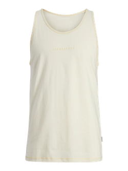 Camiseta tirantes con letras pequeñas pecho Jack & Jones Buttercream
