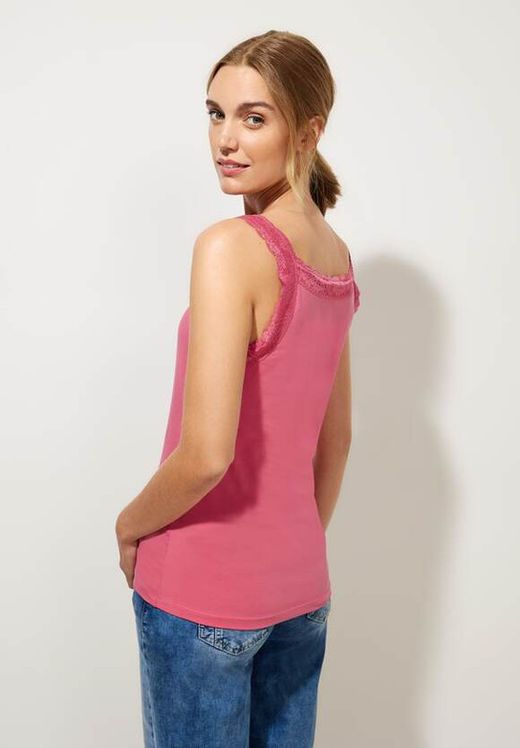 Camiseta tirantes con puntillas Street One Rose