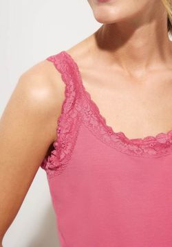 Camiseta tirantes con puntillas Street One Rose