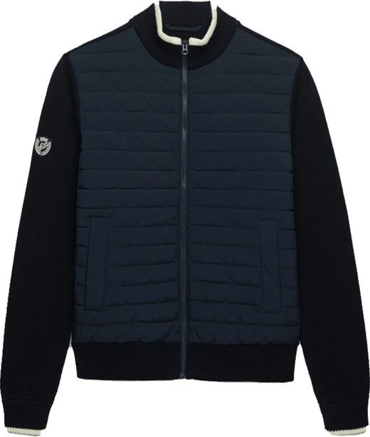 Cardigan alcochado híbrido Superdry Eclipse Navy