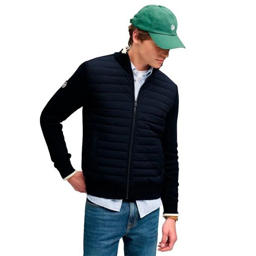 Cardigan alcochado híbrido Superdry Eclipse Navy