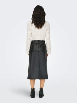 Cardigan corto calado Only Cloud Dancer