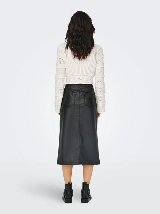 Cardigan corto calado Only Cloud Dancer