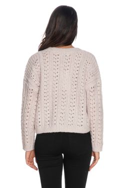 Cardigan corto con botones calado Only Pumice Stone