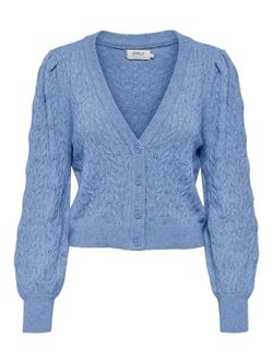 Cardigan corto con trenzas Only Blue