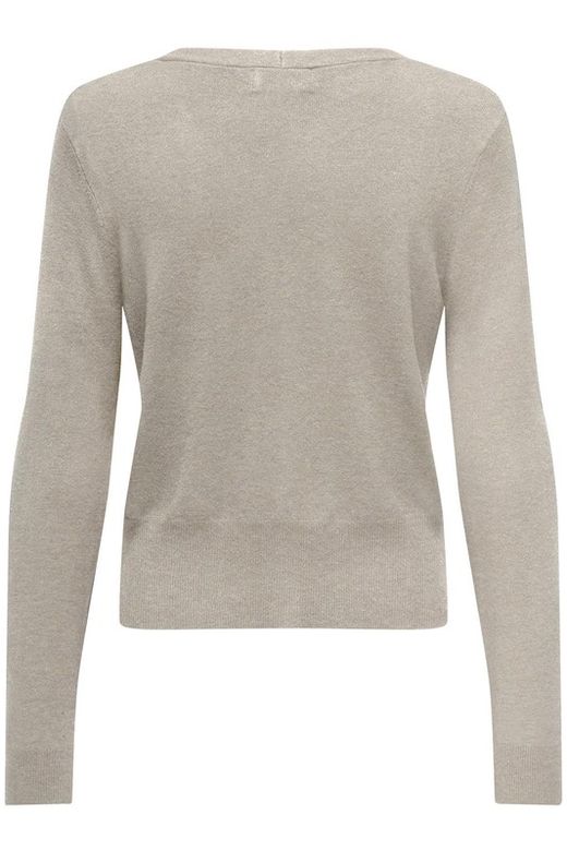 Cardigan de punto básico con botones Only Whitecap Gray