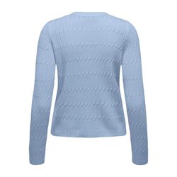 Cardigan de punto con trenzas Only Blue