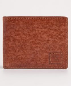 Cartera de piel Superdry Tan