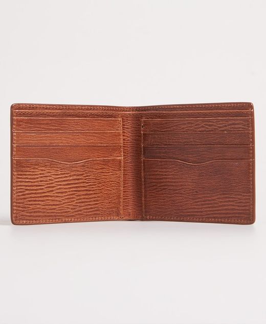 Cartera de piel Superdry Tan