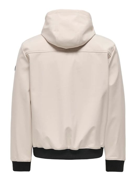 Cazadora con capucha corta Only & Sons Silver