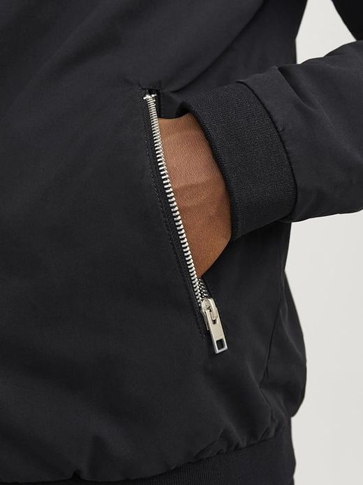 Cazadora corta con cremallera Jack & Jones Black