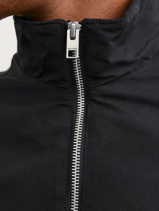 Cazadora corta con cremallera Jack & Jones Black