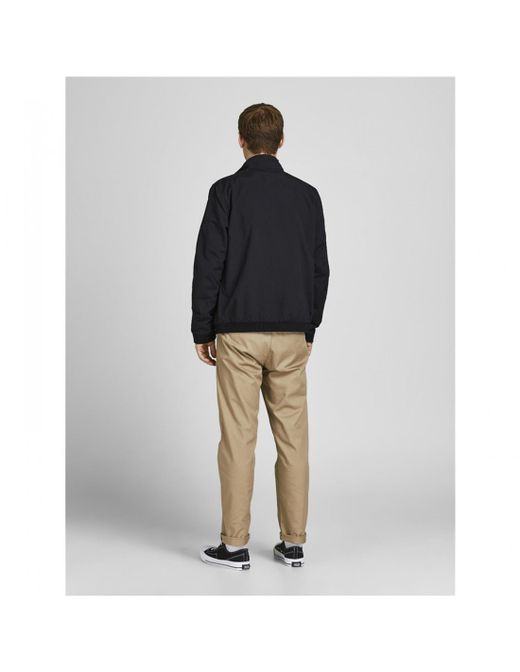 Cazadora corta con cremallera Jack & Jones Black