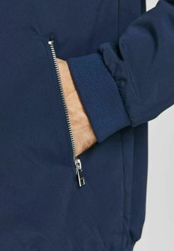 Cazadora corta con cremallera Jack & Jones Navy