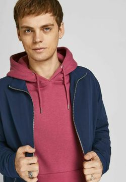 Cazadora corta con cremallera Jack & Jones Navy
