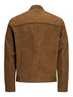 Giacca semplice con zip Jack & Jones Cognac
