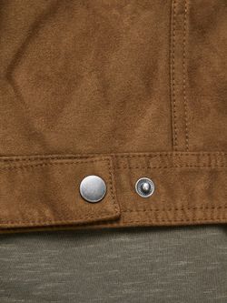 Giacca semplice con zip Jack & Jones Cognac