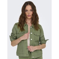 Cazadora tejana color Only Oil Green