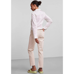 Cazadora tejana de aspecto desgastada Pieces Bright White