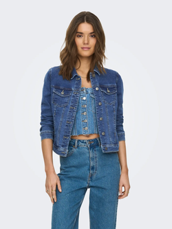 Cazadora tejana elástica Only Medium Blue